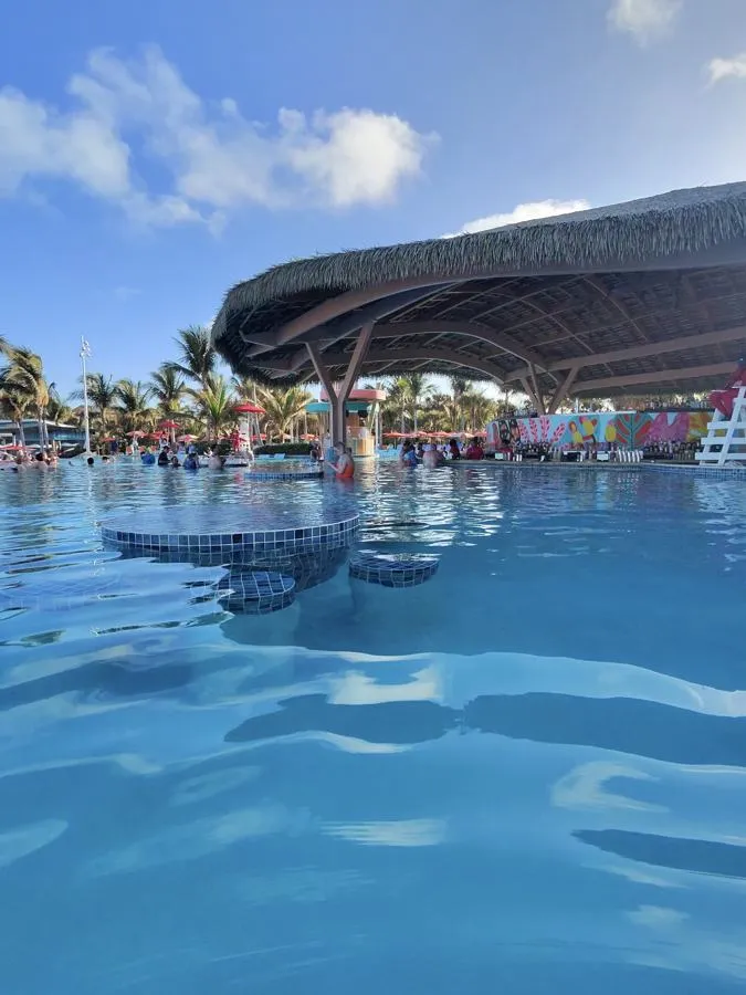 Guests enjoying the pool at Perfect Day at CocoCay
